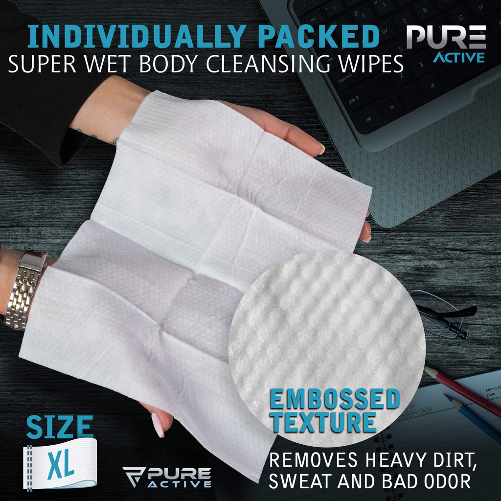 Extra-Large Deodorizing Body Wipes